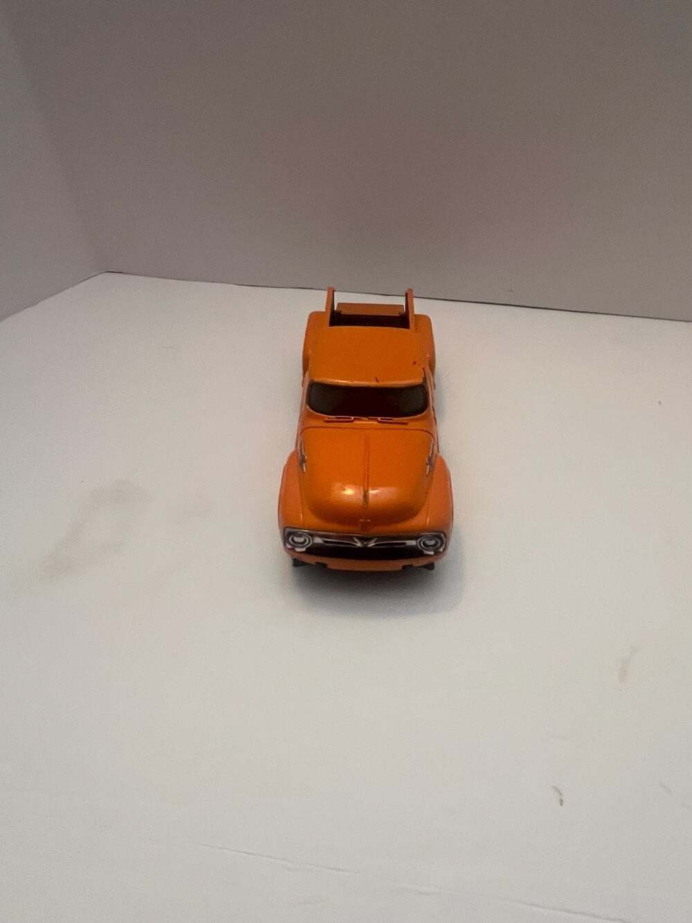 Tootsie Toy Ford 1956 F-100 Pickup Orange Diecast Truck